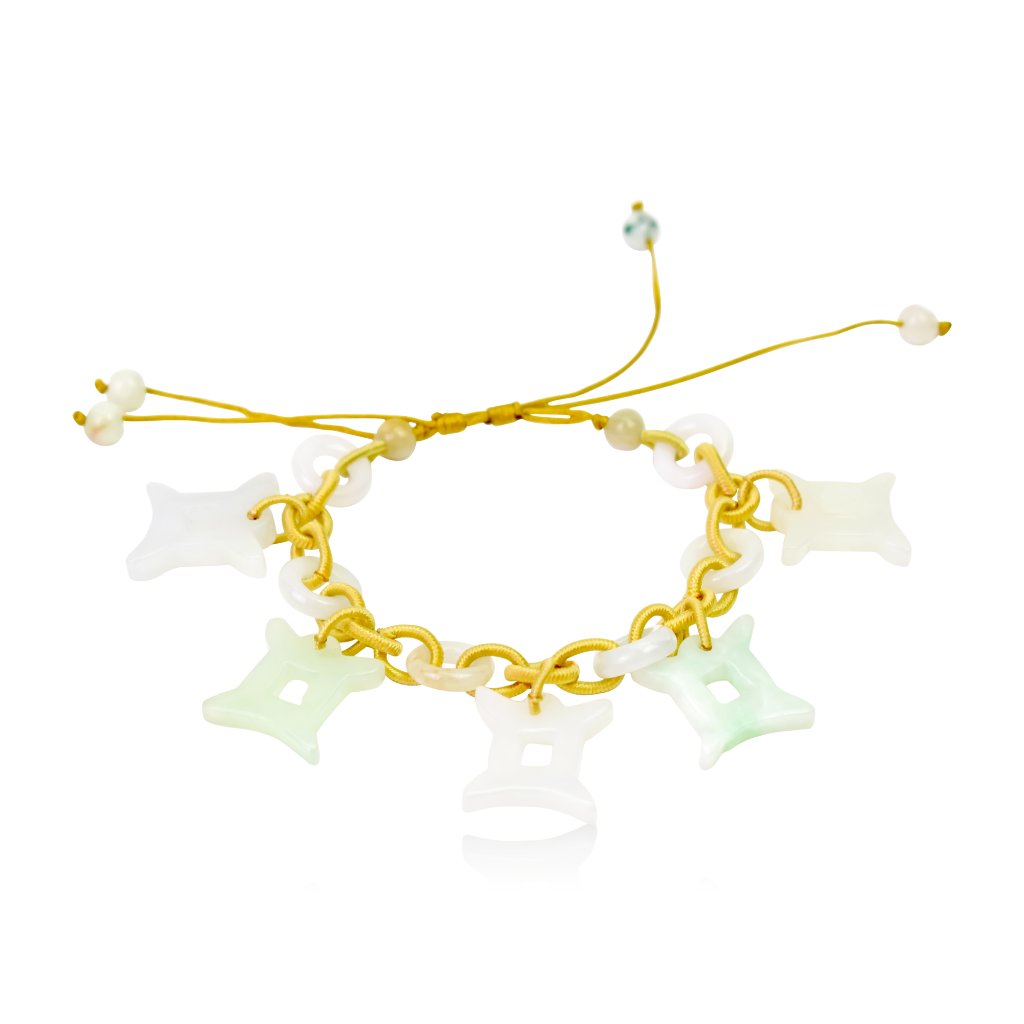Gemini Astrology Handmade Jade Bracelet